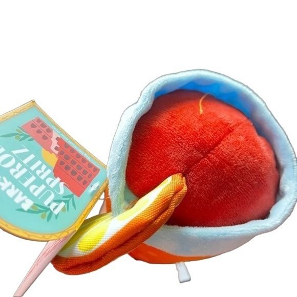 Bark dog chew toy crinkle Squeak Puperol Spritz Drink BarkBox vacation theme - Picture 10 of 11